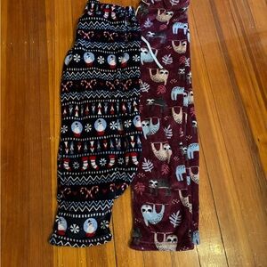 Cozy Kids Pajama Set - Black and Purple